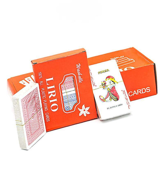 Carti de joc Royal plastifiate "Lirio" (12 buc/cutii) engross