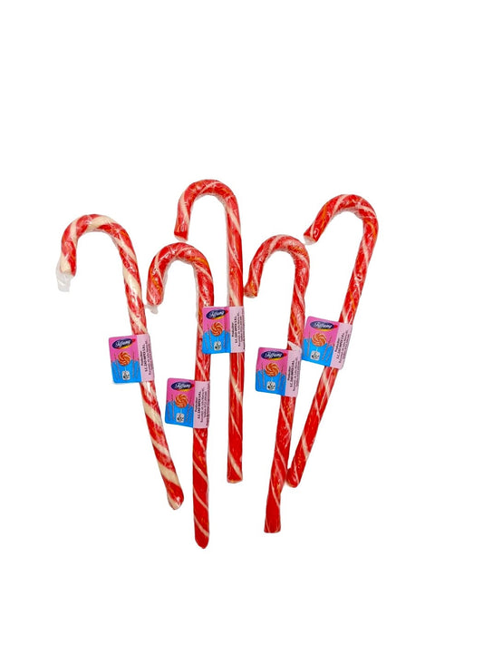 Acadele Tiffany Baston Rosu Cu Dungi Albe 22 g (25 Buc/Cutie) (8 Cutii/Bax) En-gross