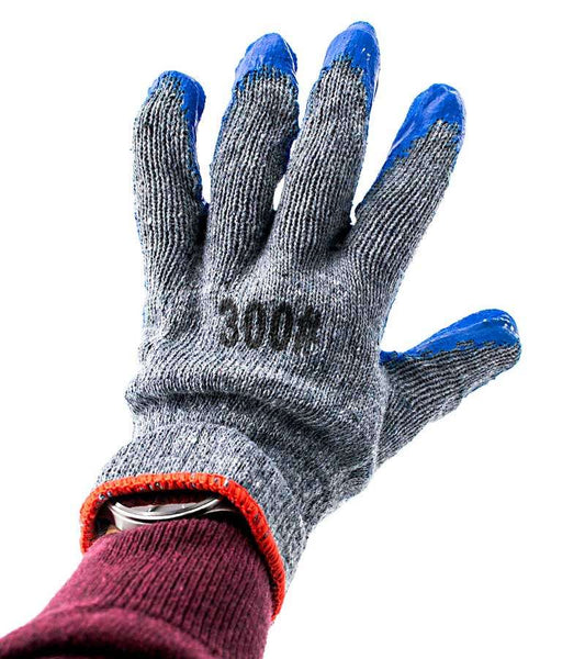 Manusi de lucru albastre de lana (12 buc/set) engross