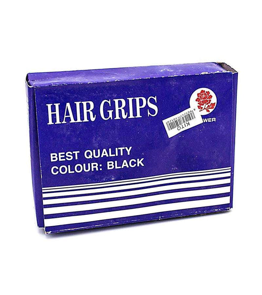 Agrafe de par negre "Size-M" (12 buc/set) engross