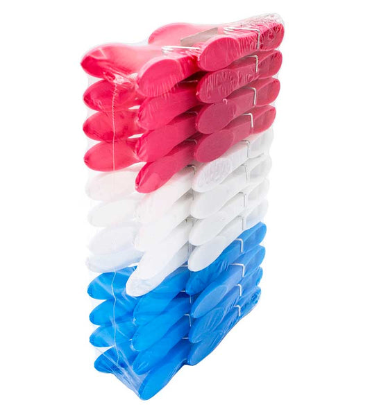 Carlige de rufe din plastic Ovale (24 buc/set)