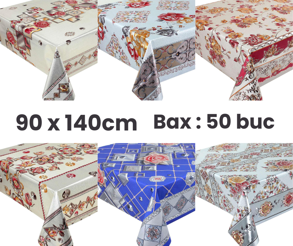 Musama fata de masa flori "90x140cm" (50 buc/bax) engross