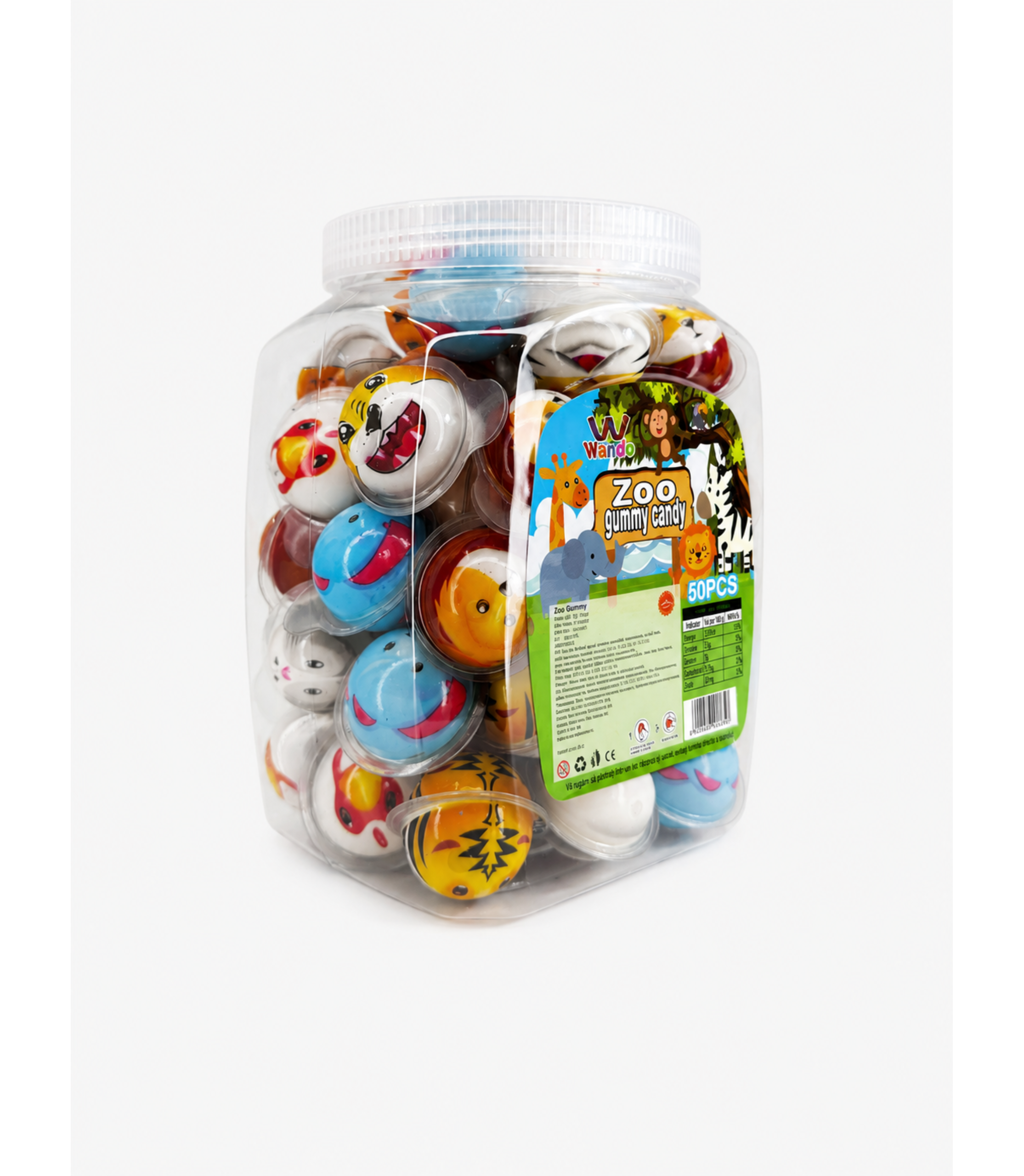 Jeleu Gummy Candy Animal Zoo 10Gr