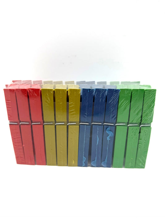 Carlige plastic color "9.3 X 1 cm" (24 buc/set) engross