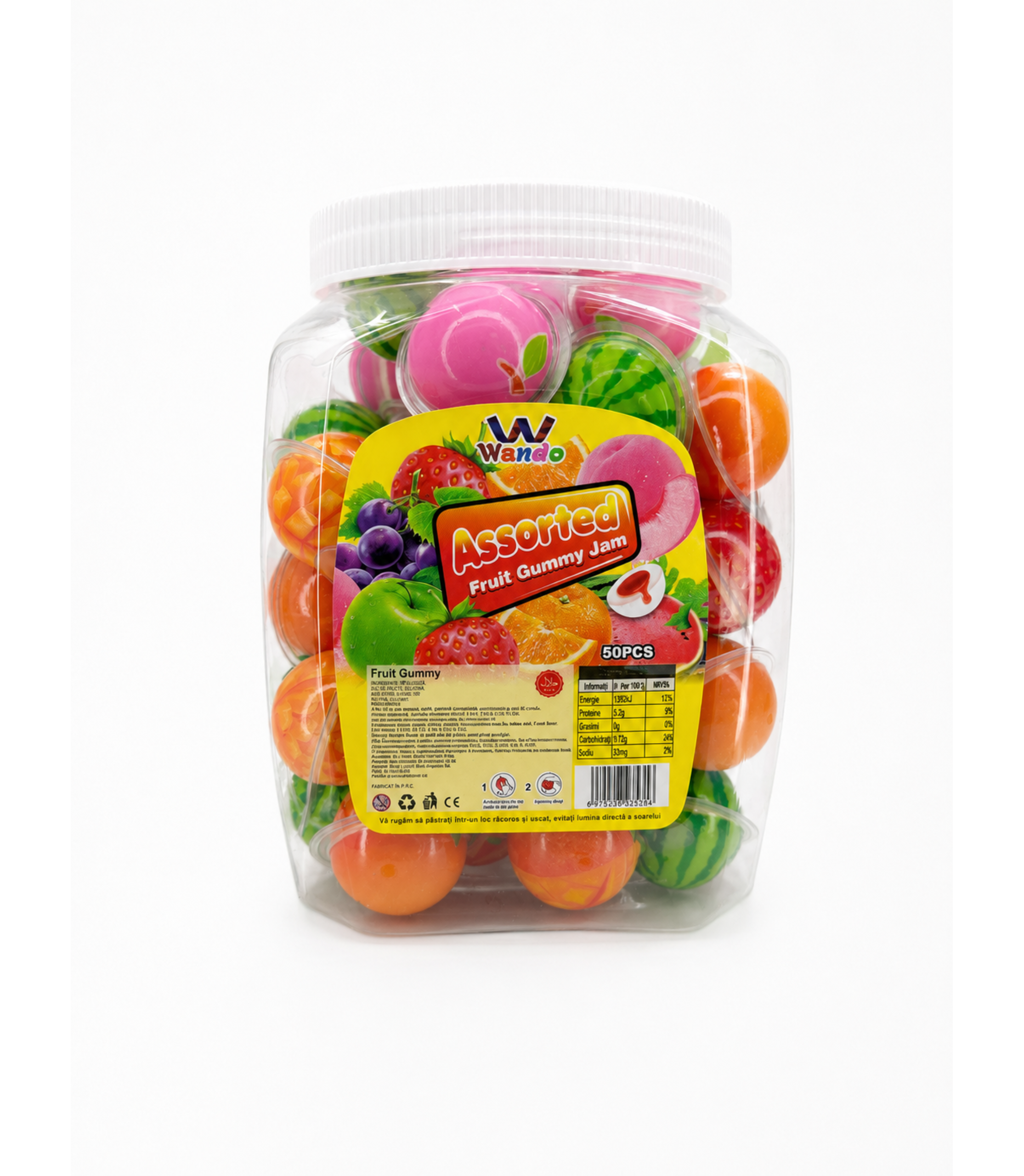 Jeleu Gummy Candy Fruit 10Gr