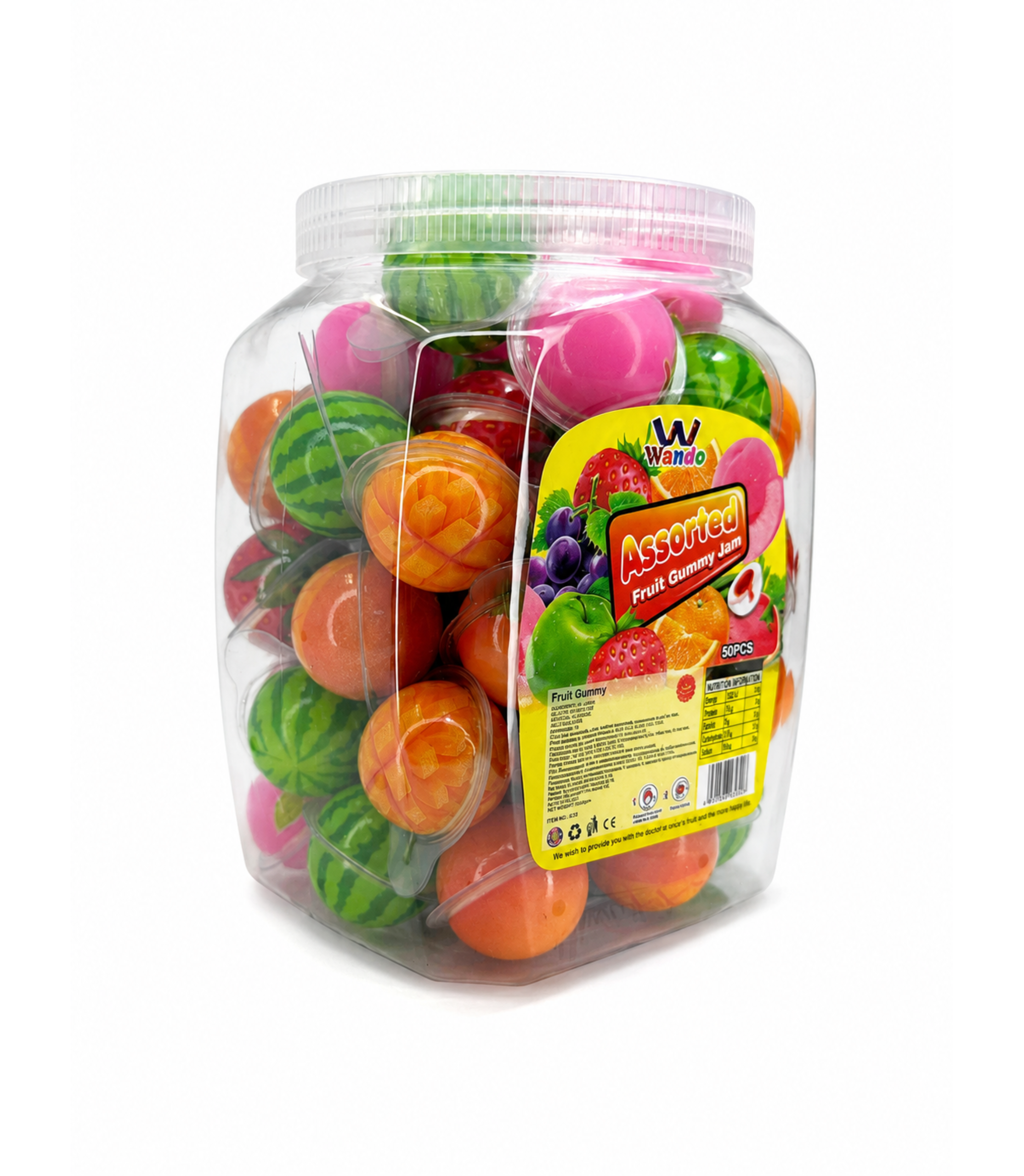 Jeleu Gummy Candy Fruit 10Gr