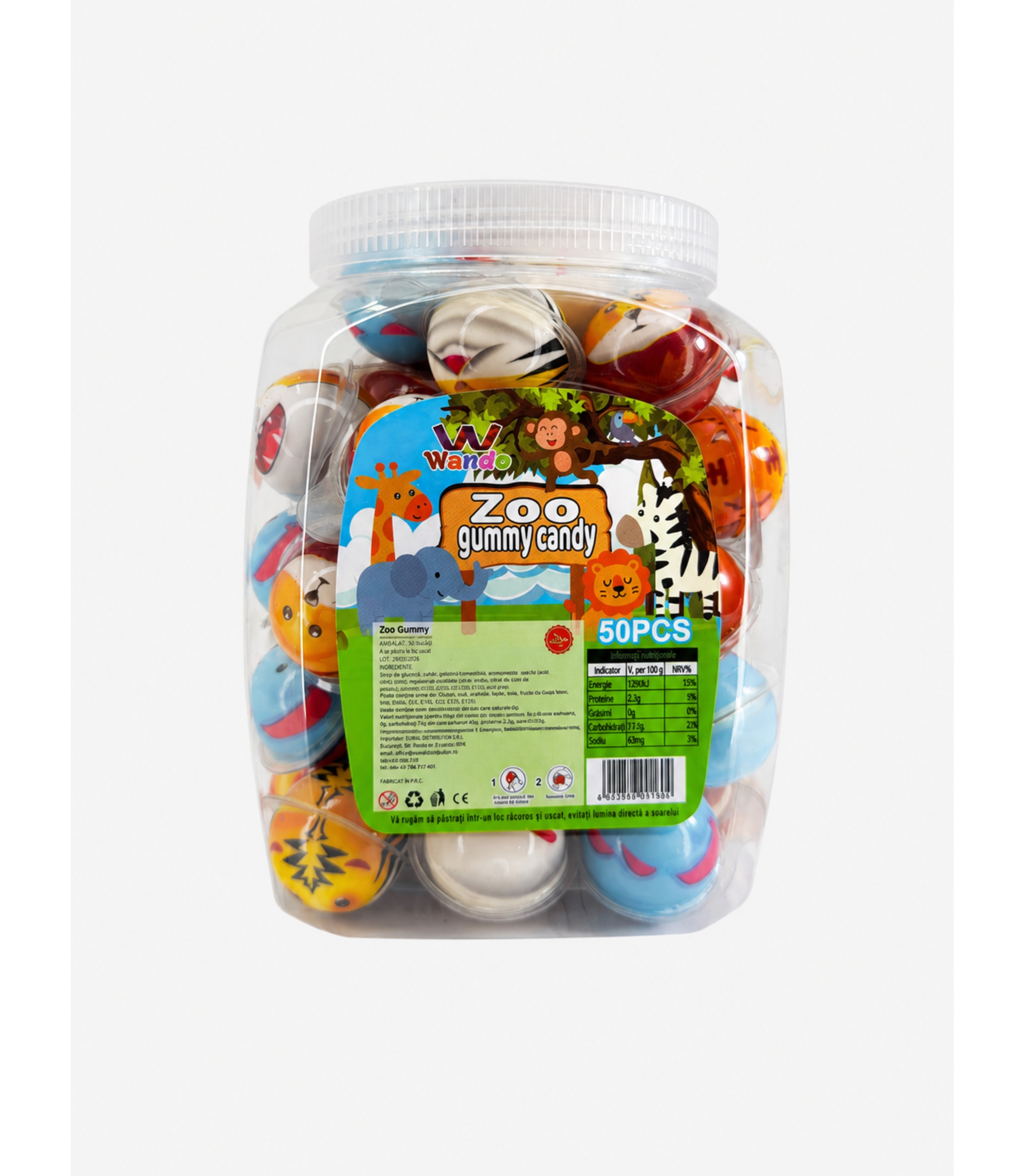 Jeleu Gummy Candy Animal Zoo 10Gr