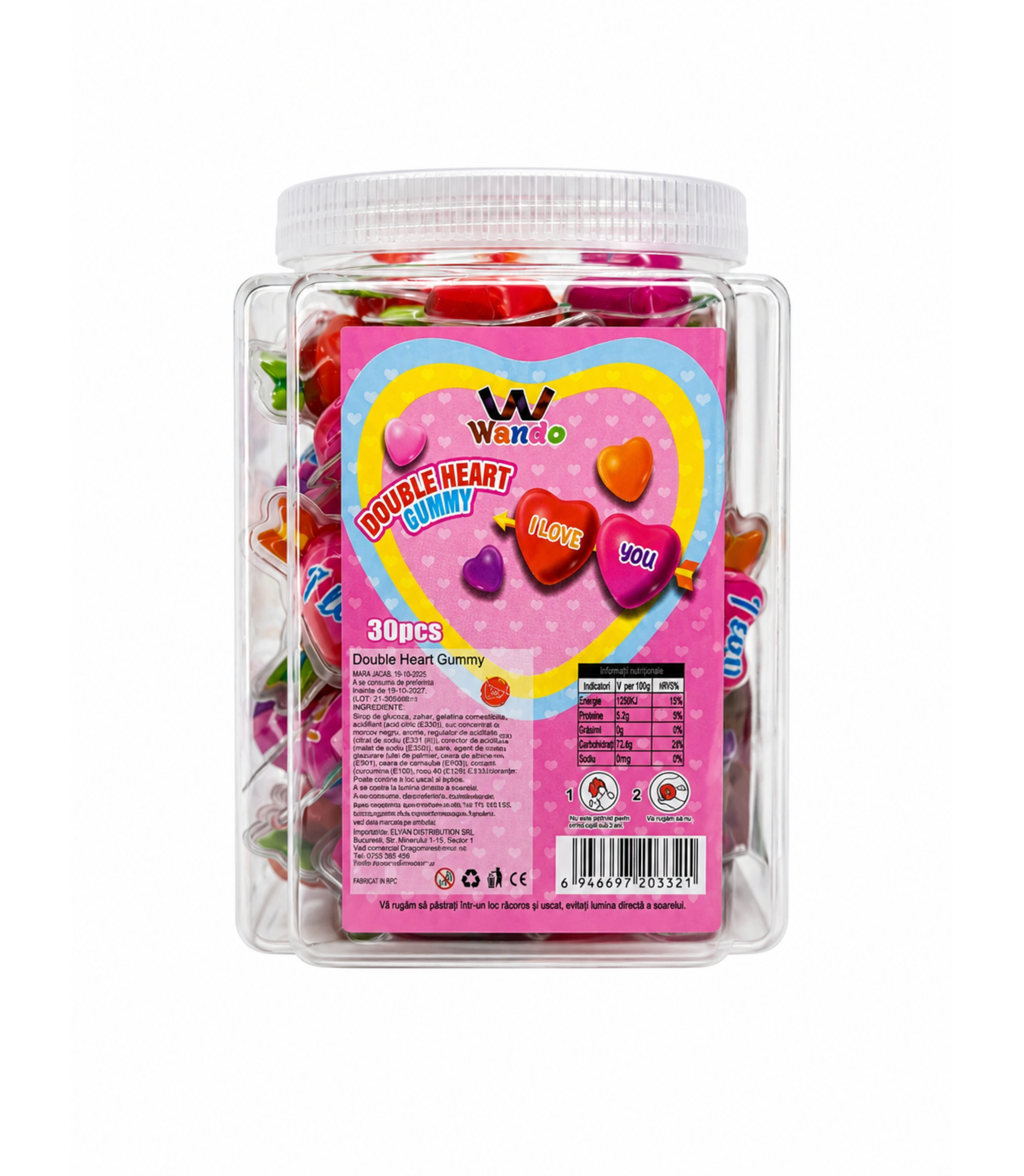 Jeleu Gummy Double Love 8Gr