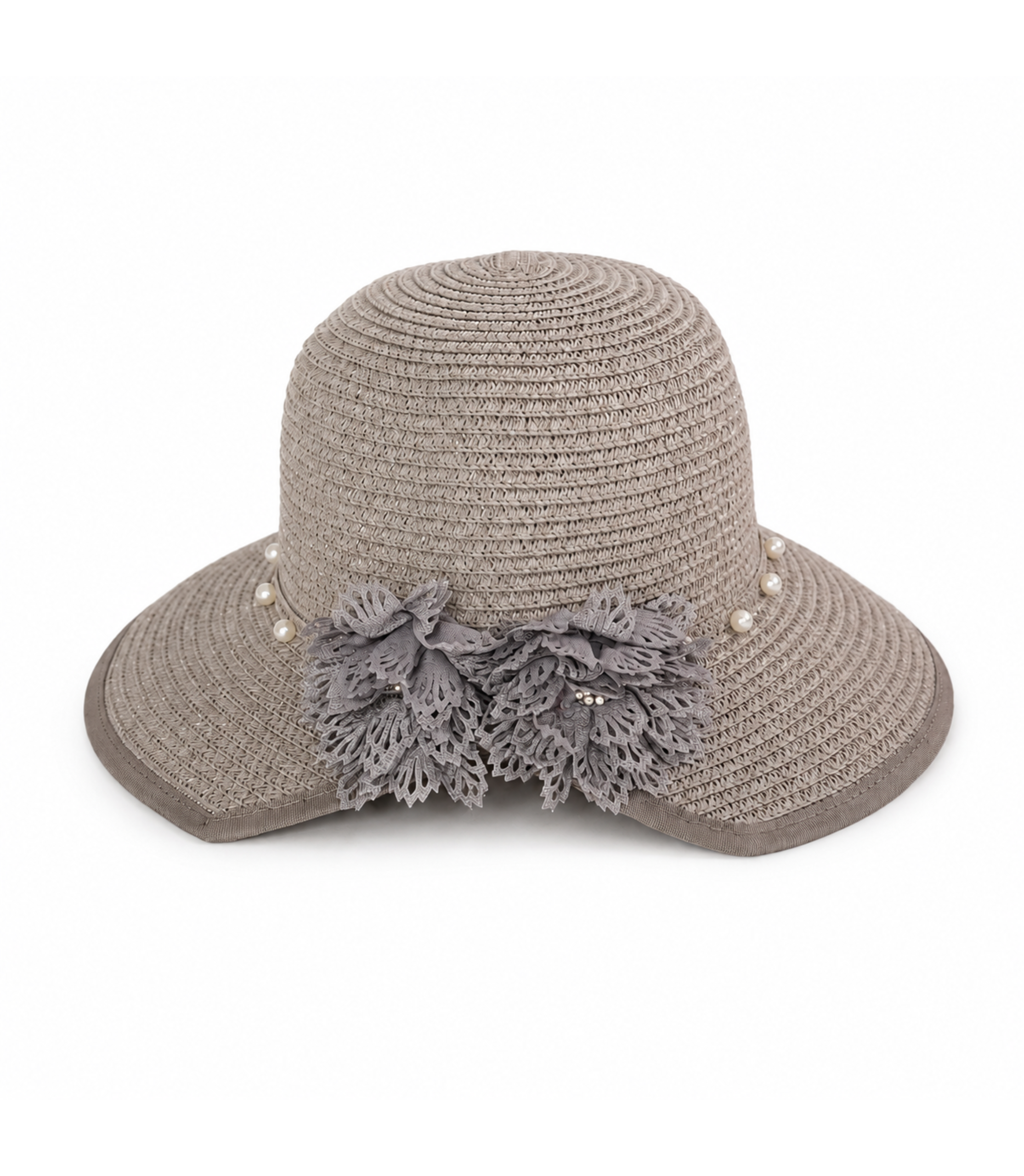 Palarie Din Paie Cu Floare Decorativa
