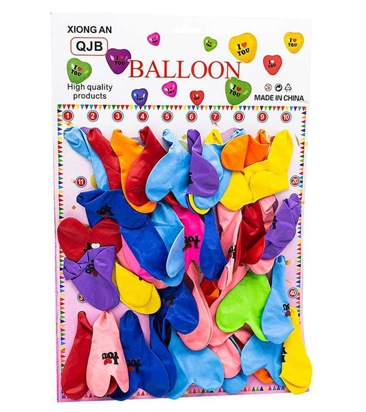 Balon in forma de inima 2g (40 buc/set) engross
