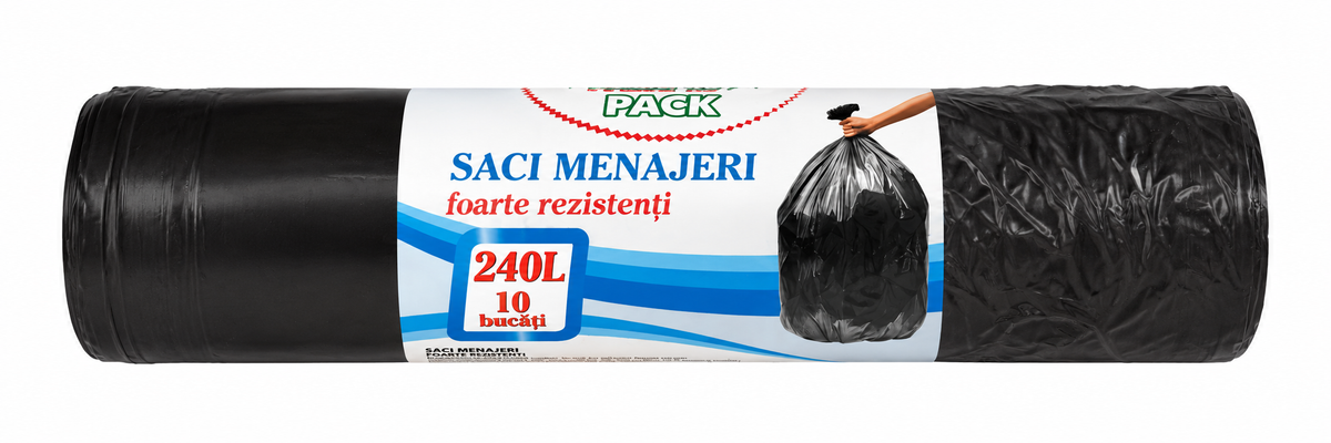 Rola Saci Menajeri 240 L (10 Saci/Rola) (20 Role/Bax) En-gross
