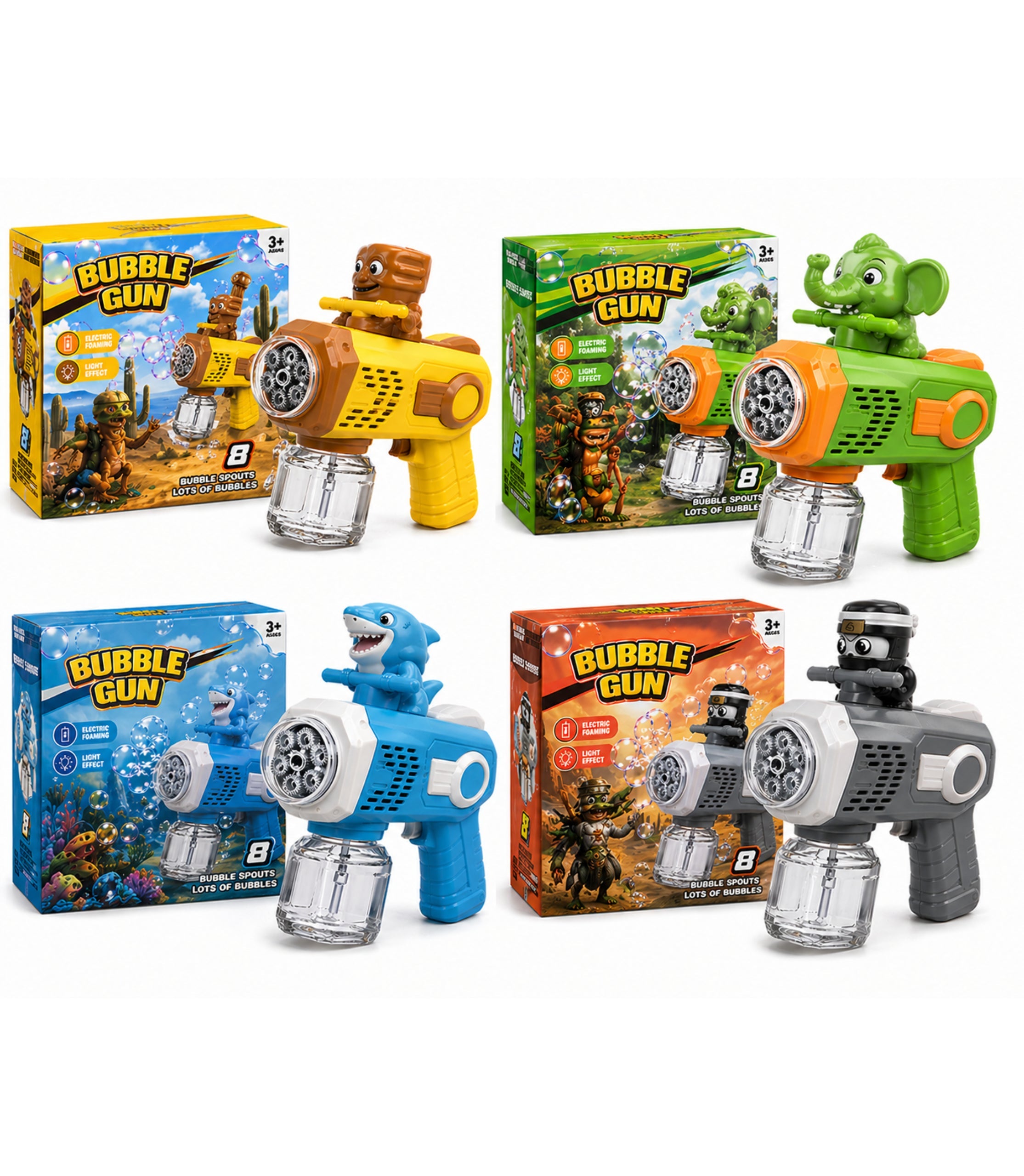Pistol De Apa Din Plastic (E-Bubble Gun 1)