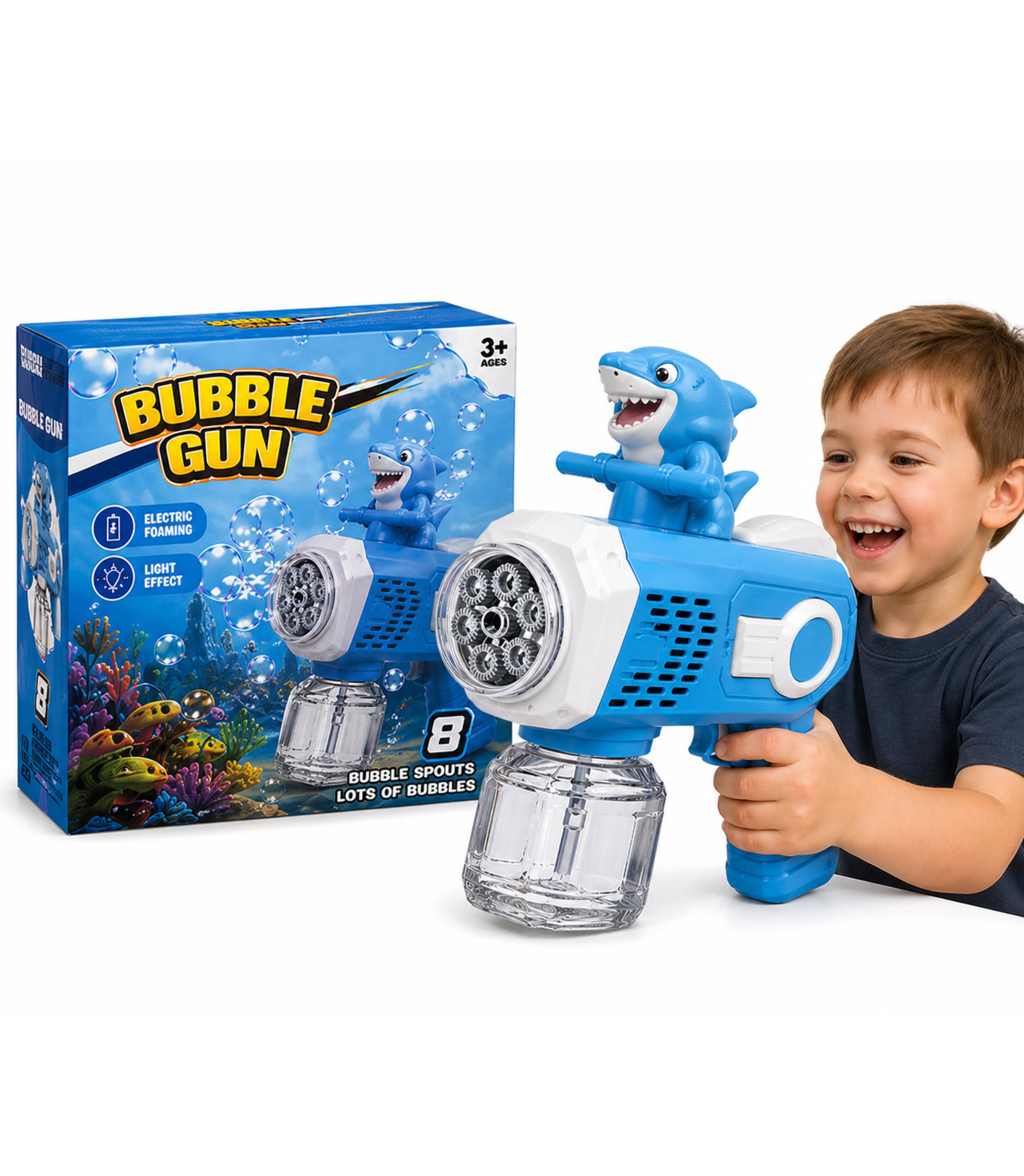 Pistol De Apa Din Plastic (E-Bubble Gun 1)