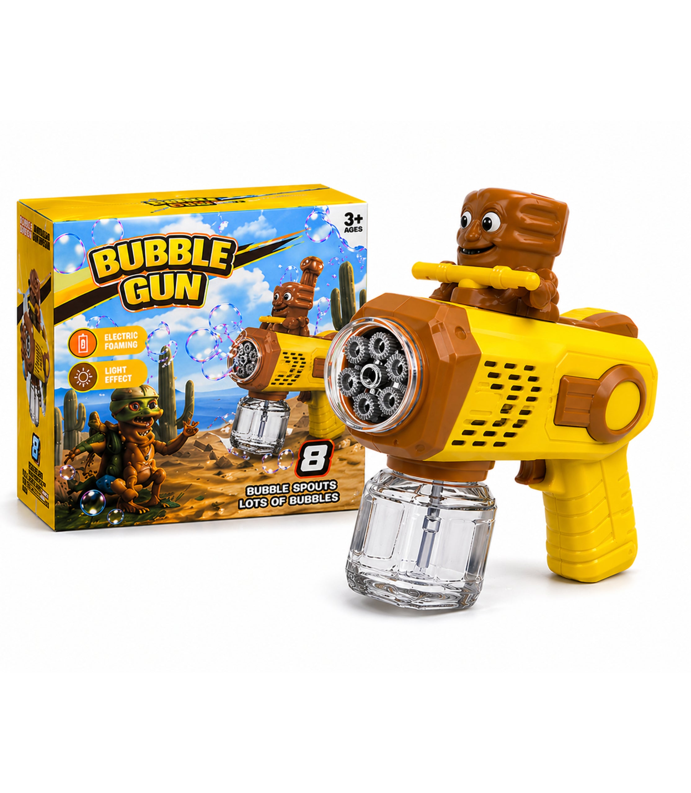 Pistol De Apa Din Plastic (E-Bubble Gun 1)