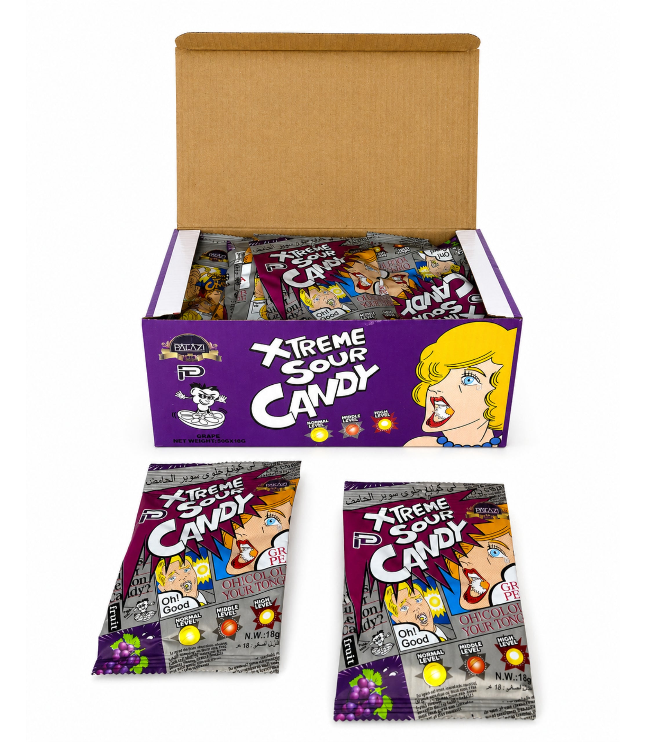 Drajeuri Sour Hard Candy 18Gr