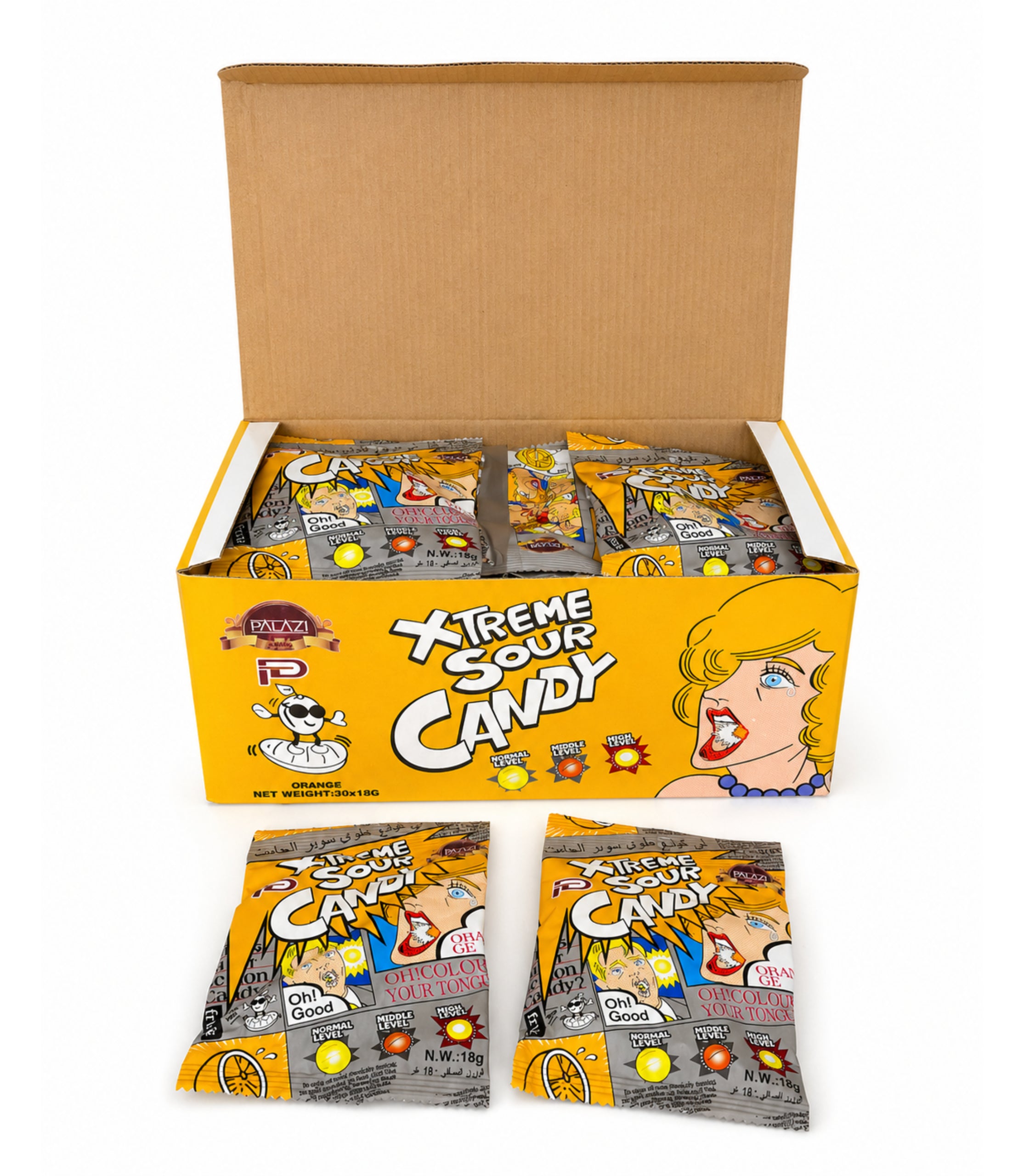 Drajeuri Sour Hard Candy 18Gr