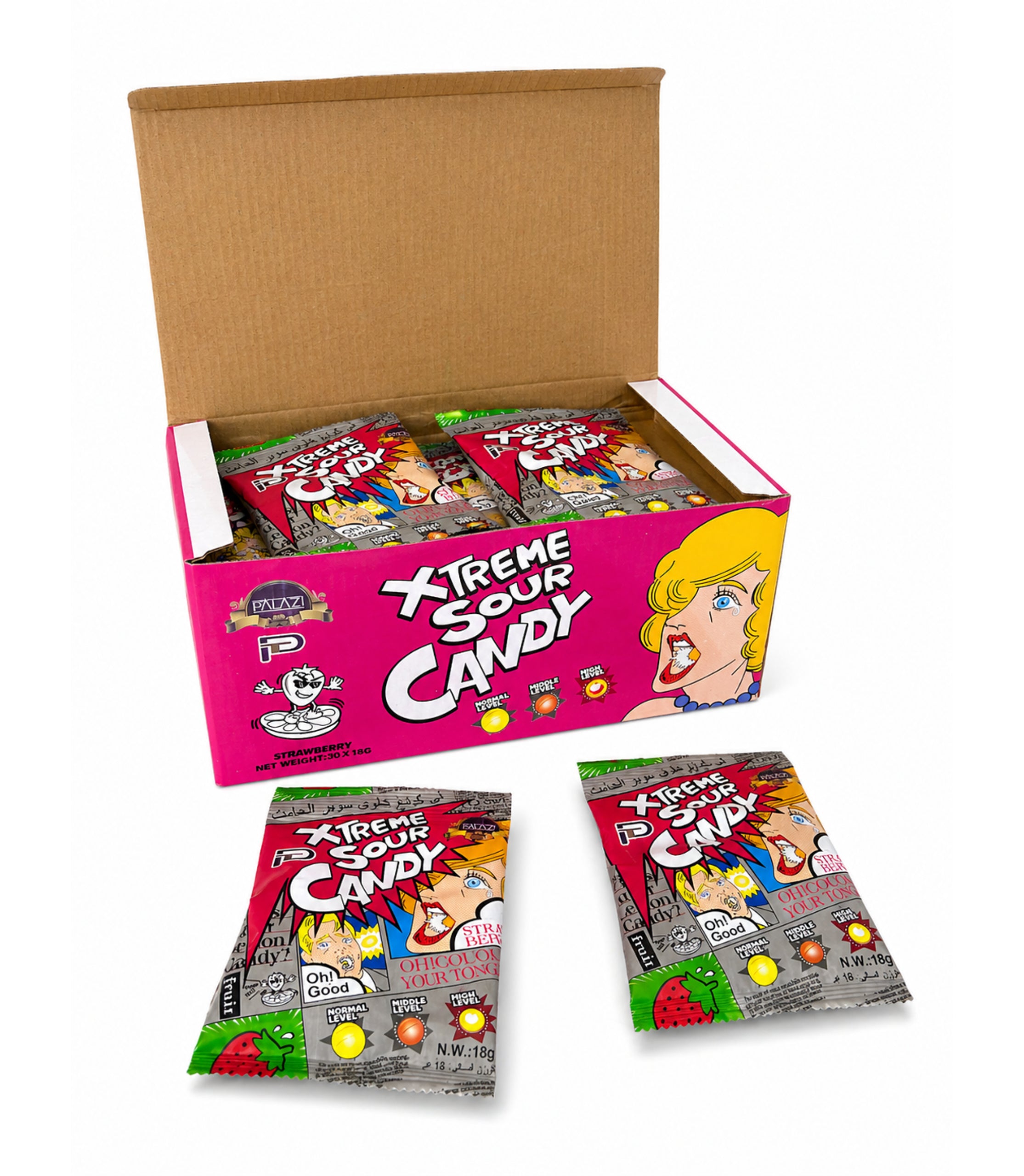 Drajeuri Sour Hard Candy 18Gr