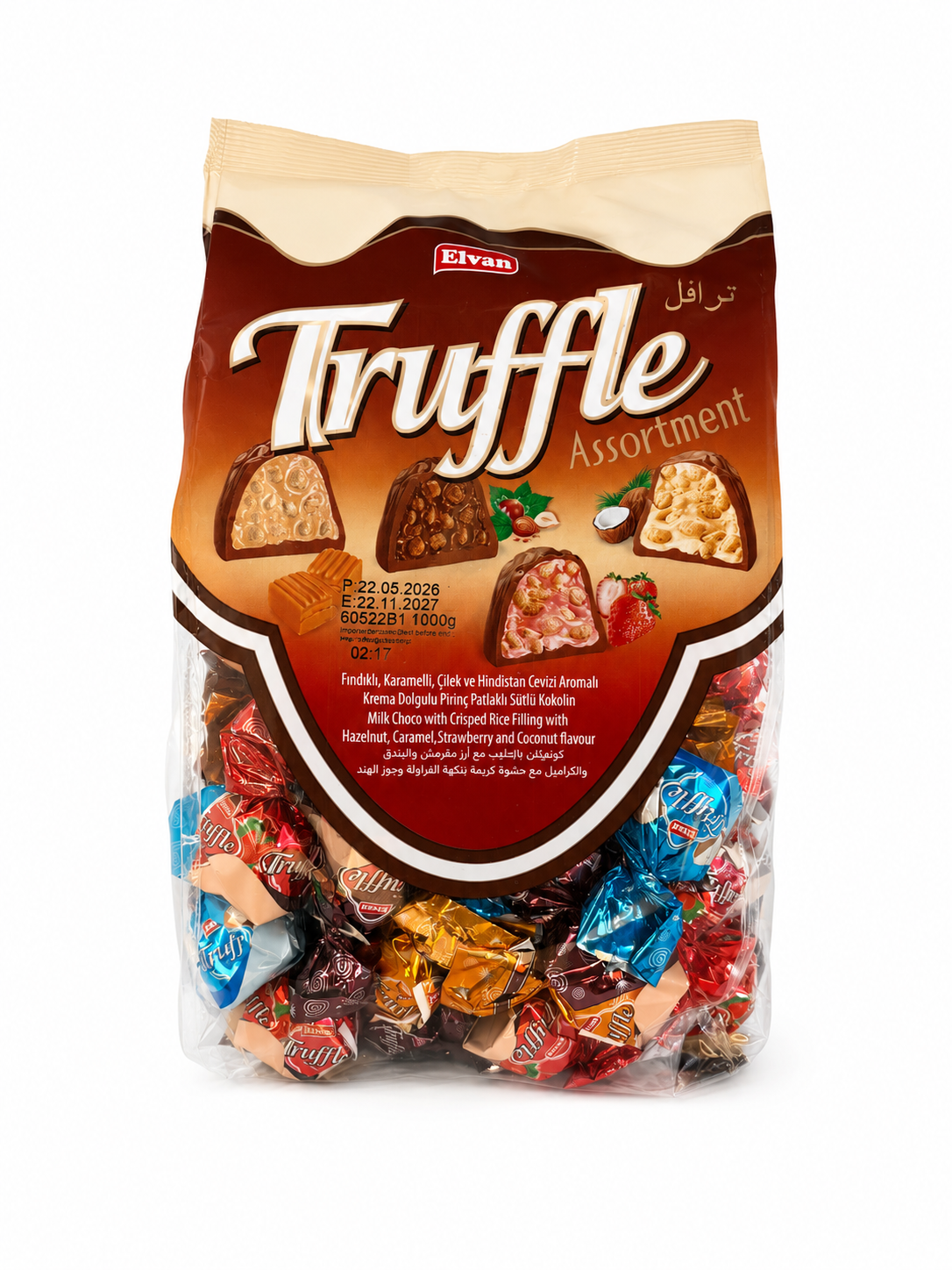 Bomboane Truffle Quadro Mix 1KG (8 Pungi/Bax)