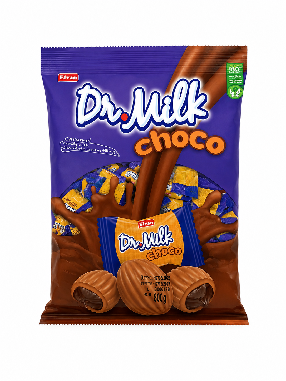 Drajeuri Dr. Milk Choco 800GR (8 Pungi/Bax)