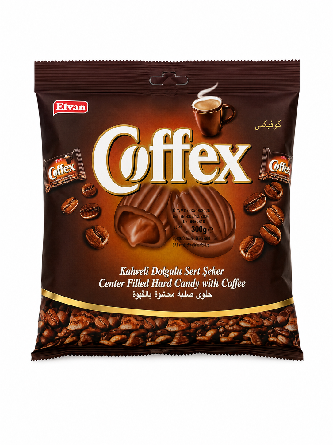 Drajeuri Coffex 300gr (12 Pungi/Bax)