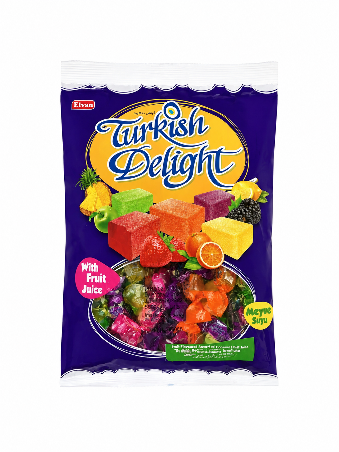 Jeleu Turkish Delight 500gr (8 Pungi/ Bax)