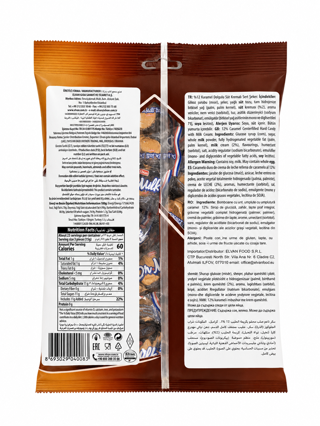 Drajeuri Dr. Milk 250gr (24Pungi/Bax)