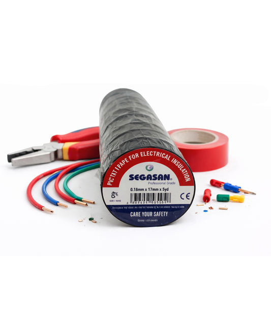 Banda Izolatoare 5 Yard Neagra (10 Buc/Set) En-gross