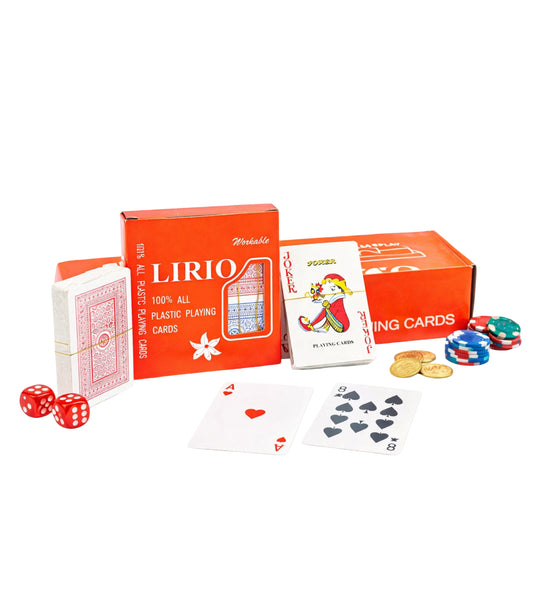 Carti de joc Royal plastifiate "Lirio" (12 buc/cutii) engross