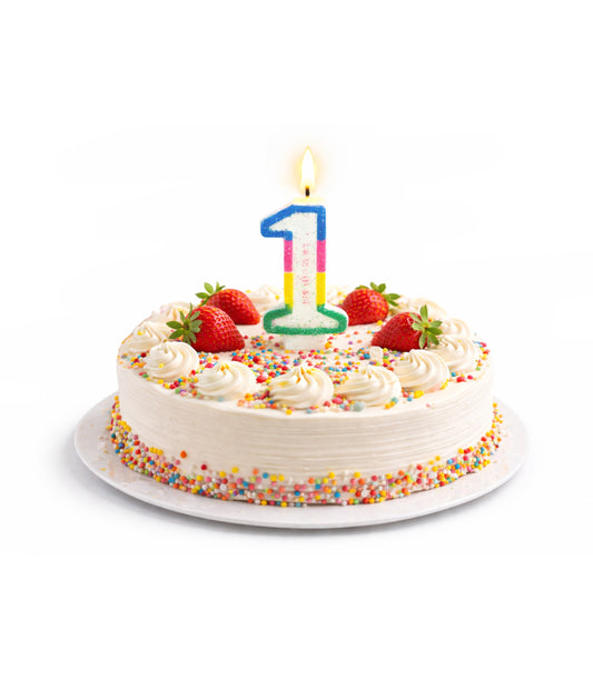 Lumanare cifra 1 pentru tort En-gross (12 buc/cutie)