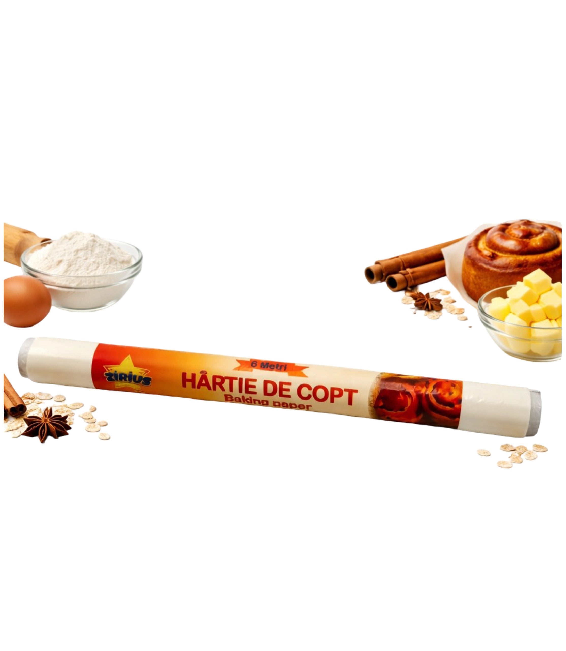 Hartie De Copt Alba ZIRIUS 6 Metri