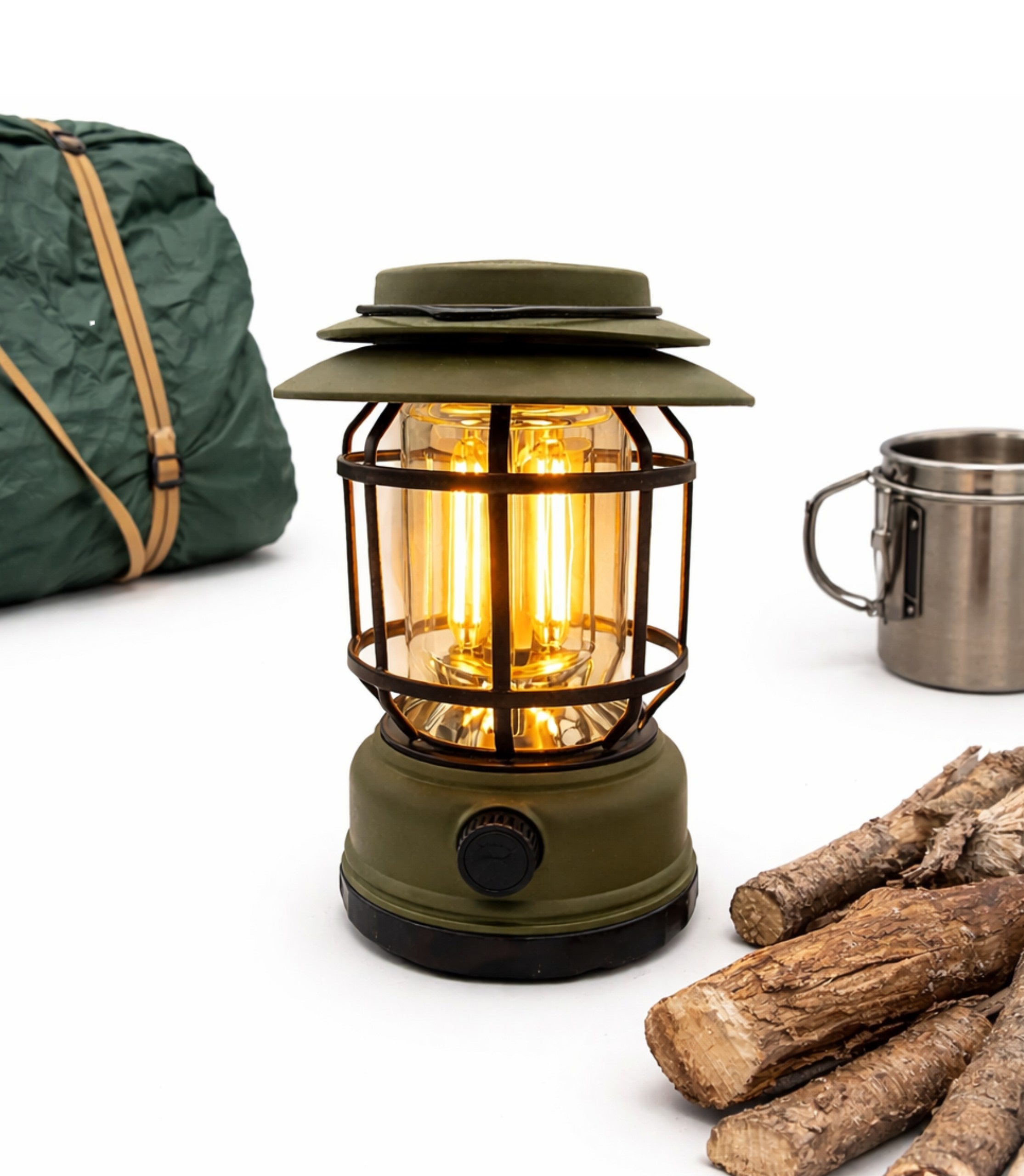 Lanternă De Camping Retro Cu LED