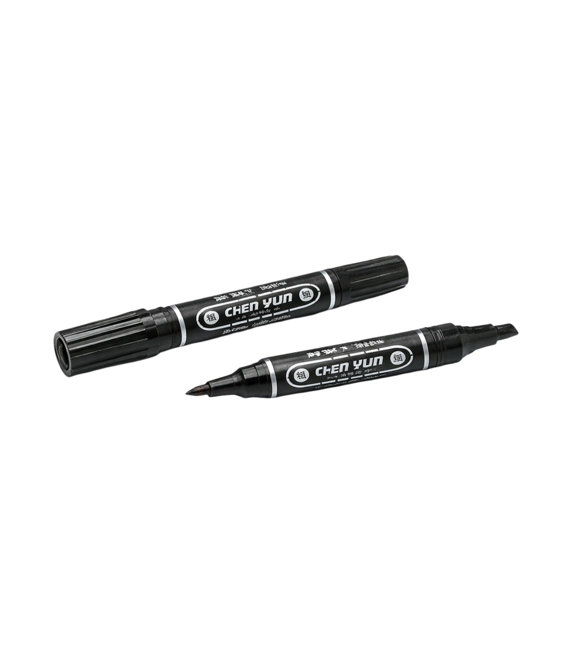 Marker Cu 2 Capete Negru
