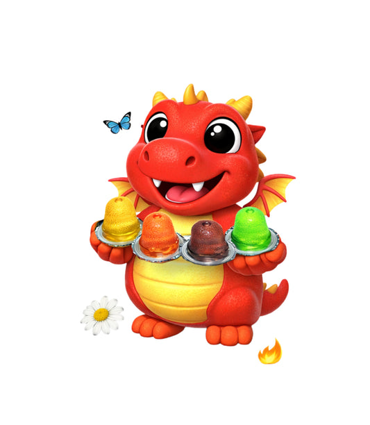 Jeleu Cupa Dragon "13GR Rosu" (100 Buc/Bol En-gross)