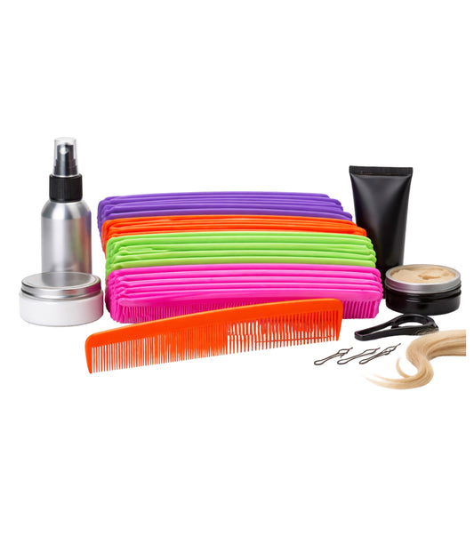 Pieptan de par color plastic (mic) "14 cm" (20 buc/set) engross