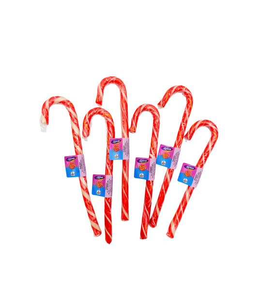 Acadele Tiffany Baston Rosu Cu Dungi Albe 22 g (25 Buc/Cutie) (8 Cutii/Bax) En-gross