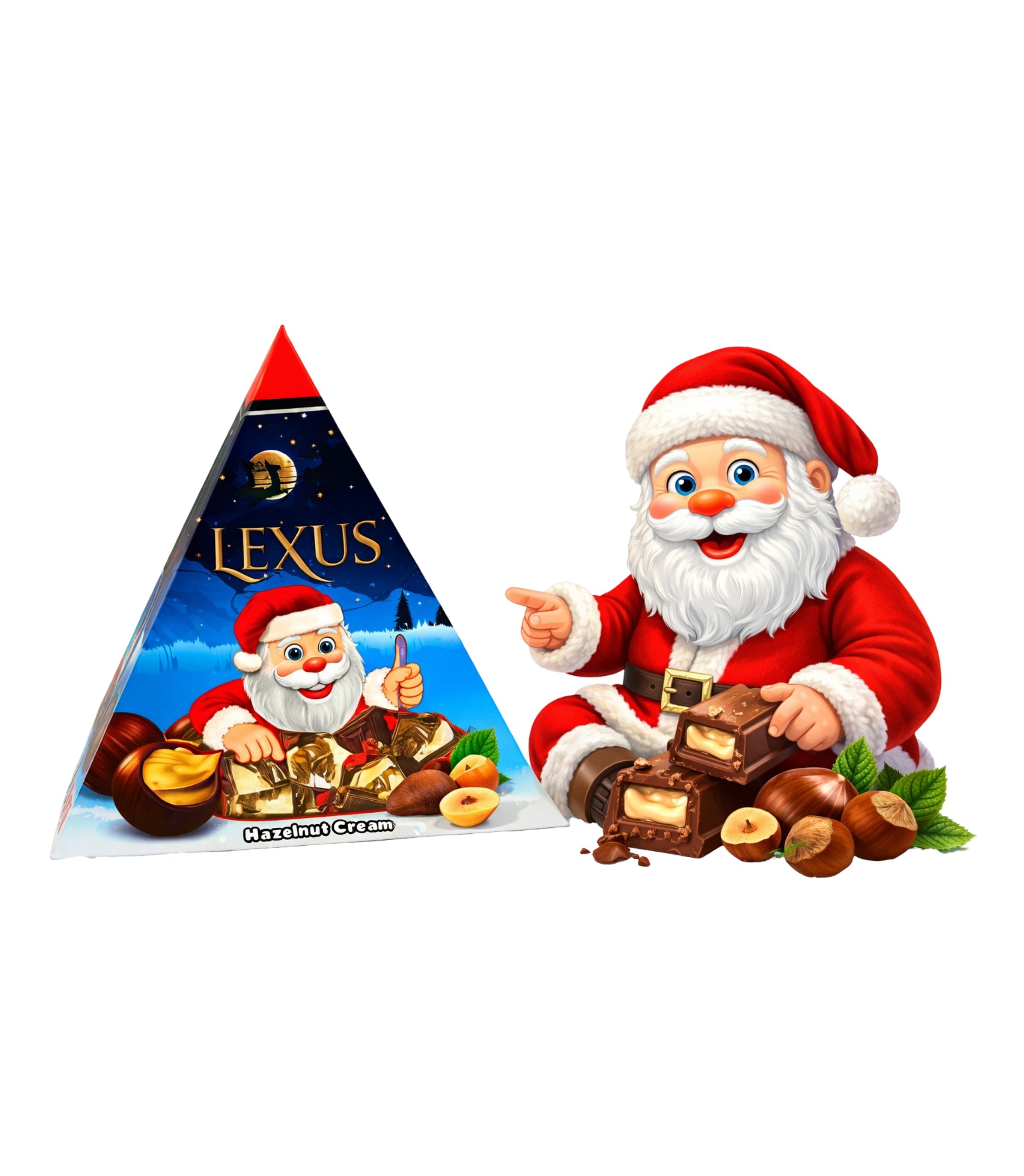 Bomboane Lexus Noel Baba/Santa Aroma De Alune De Padure 120Gr