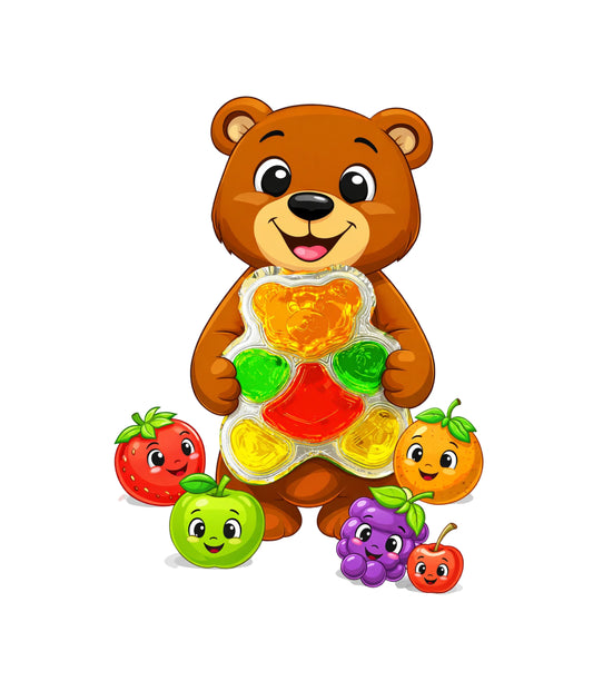 Jeleu Urs Cu Aroma De Fructe 35gr (30 Buc/Cutie) En-gross