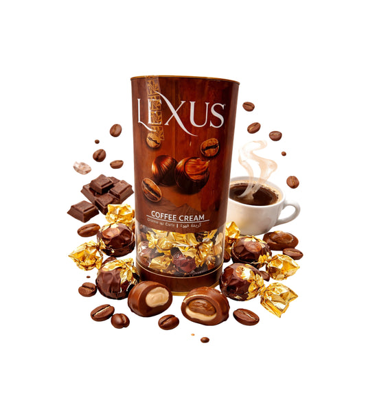 Bomboane Lexus „Crema De Cafea” 500g (12 Tuburi/Bax) En-gross