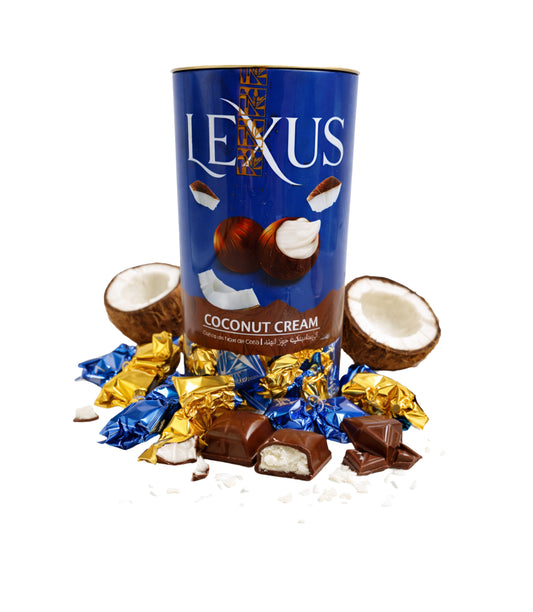 Bomboane Lexus „Crema De Cocos” 500g (12 Tuburi/Bax) En-gross