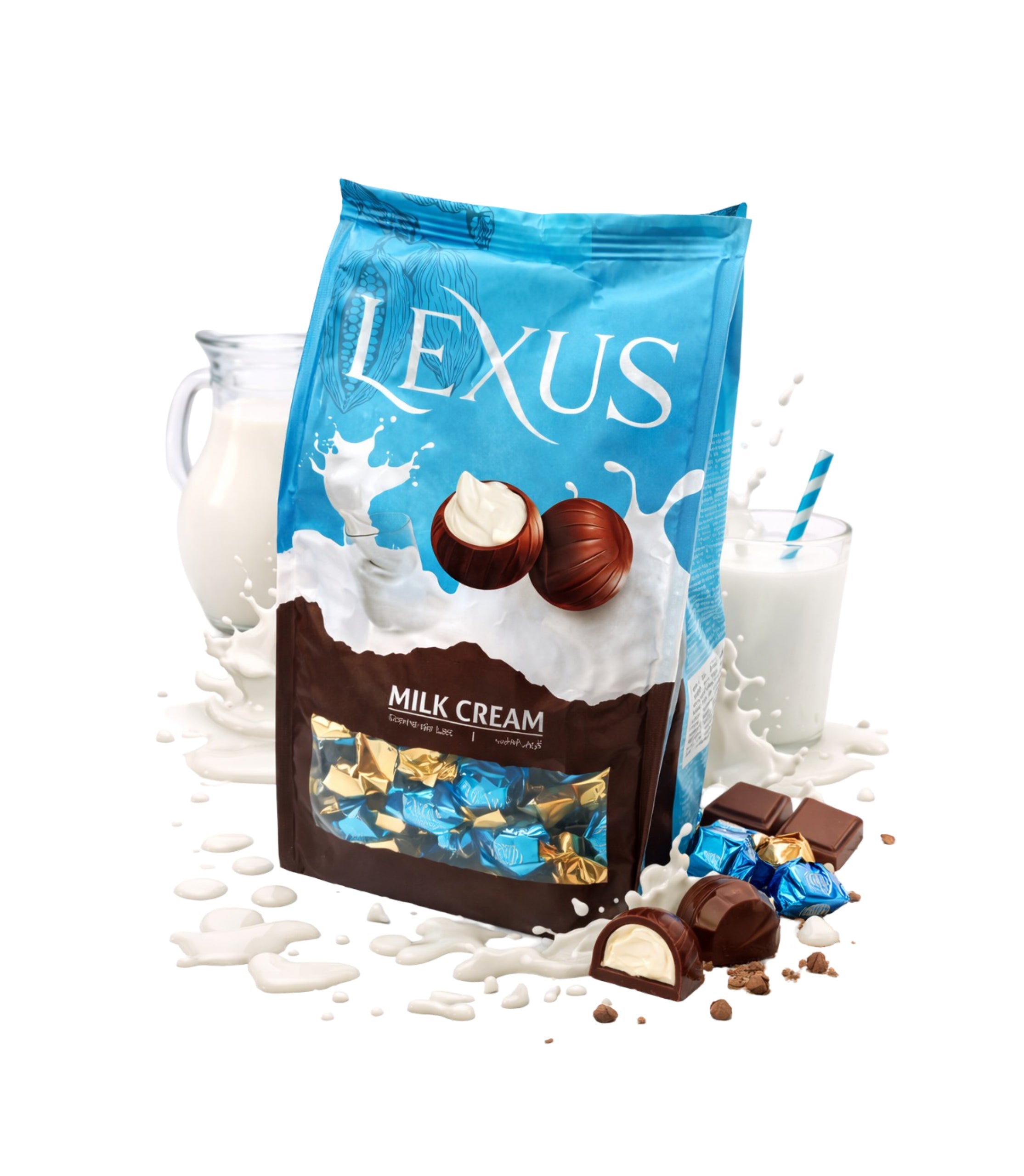 Bomboane Lexus Crema De Lapte 1Kg