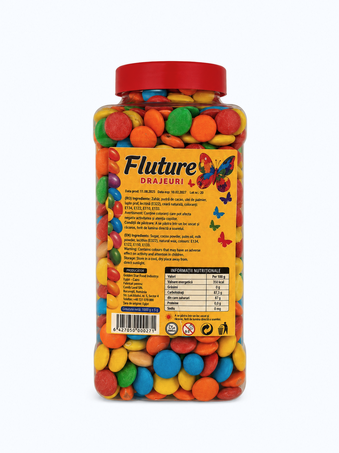 Drajeuri FILUTKI 1kg En-gross (12 boluri/bax)