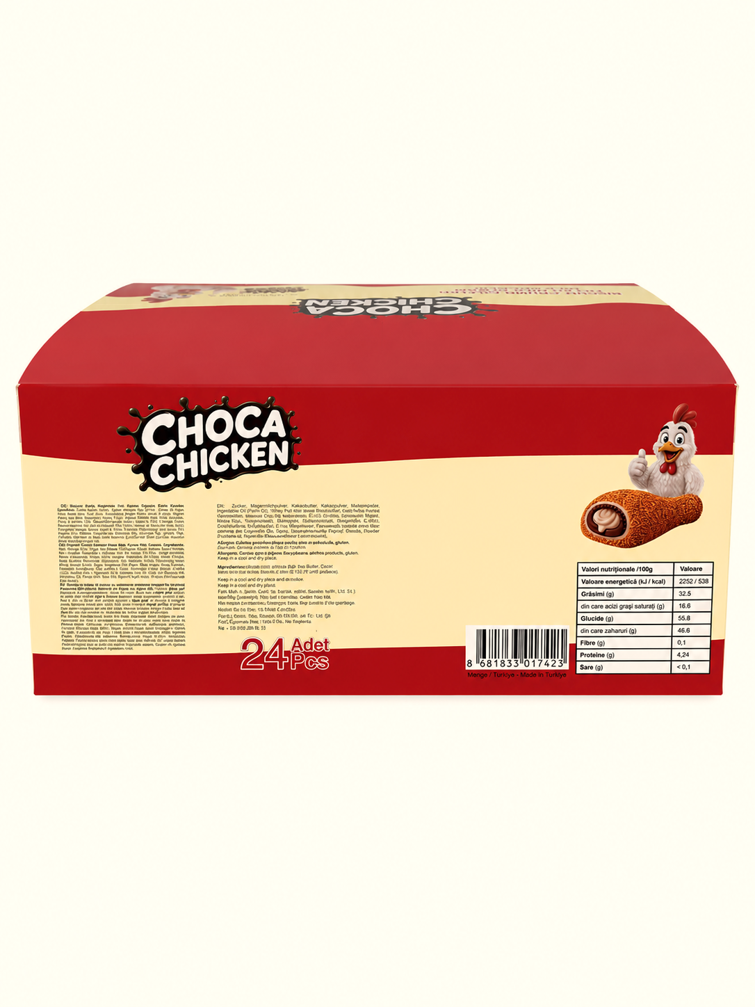 Choca Chicken Chocolate Biscuit Crumb Coated (24 Buc/Cutie) En-gross