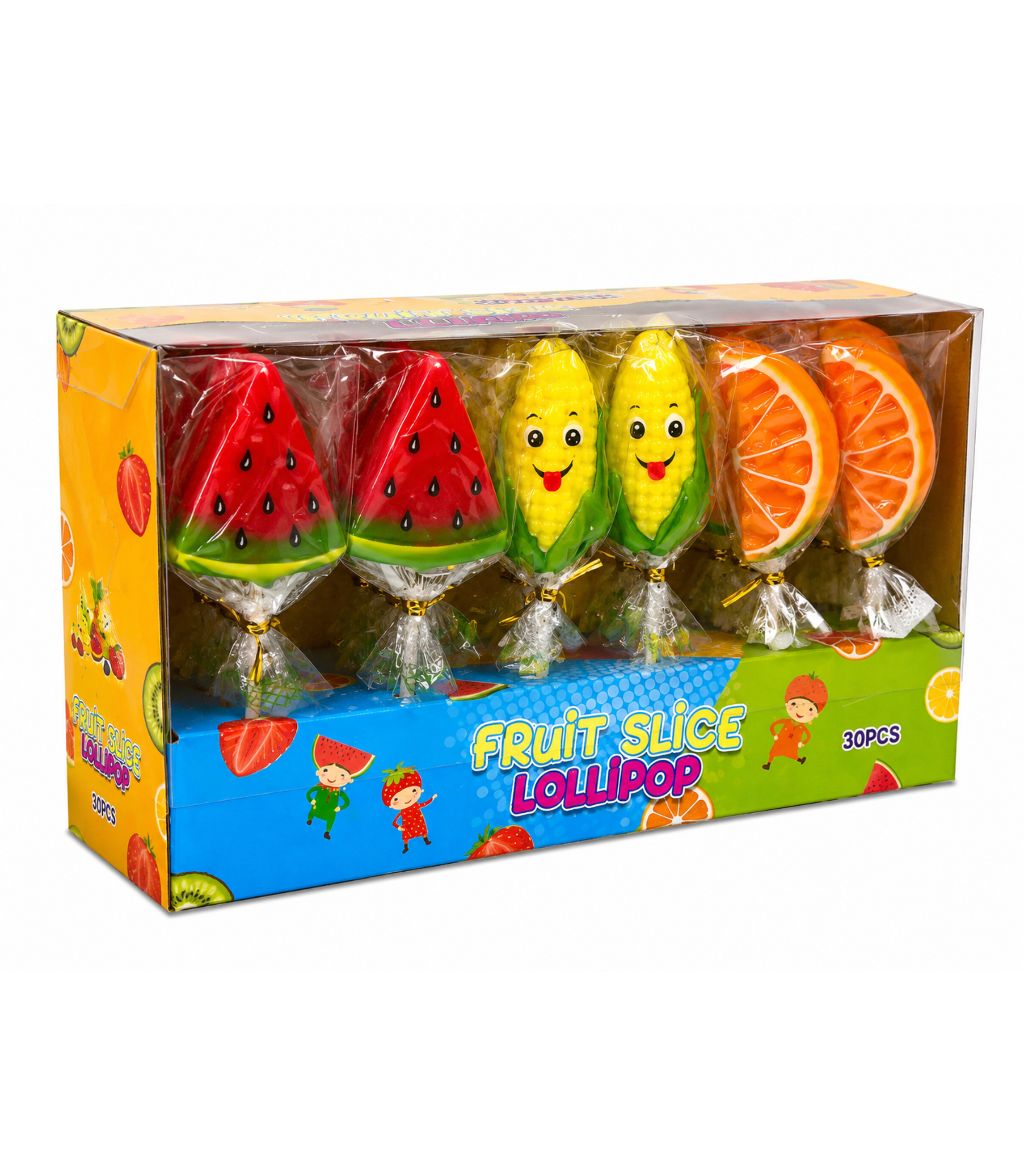 Acadele Forme 3 Fruits 15 Gr (30 Buc/Cutie) En-gross