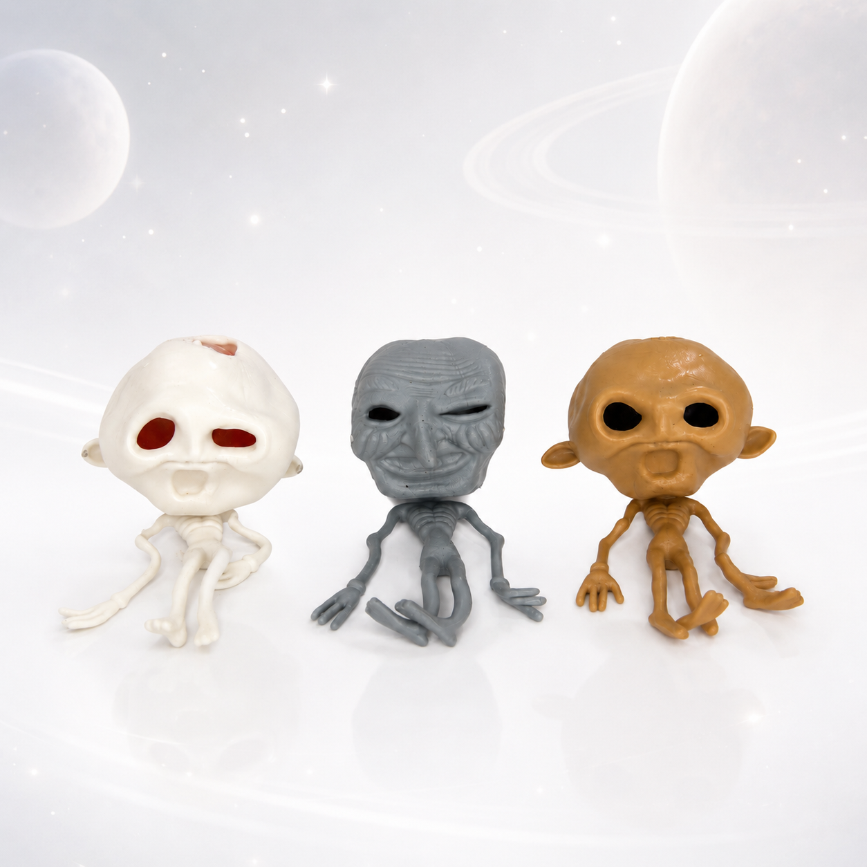 Jucarie antistres Alien cu schelet 12buc/cutie