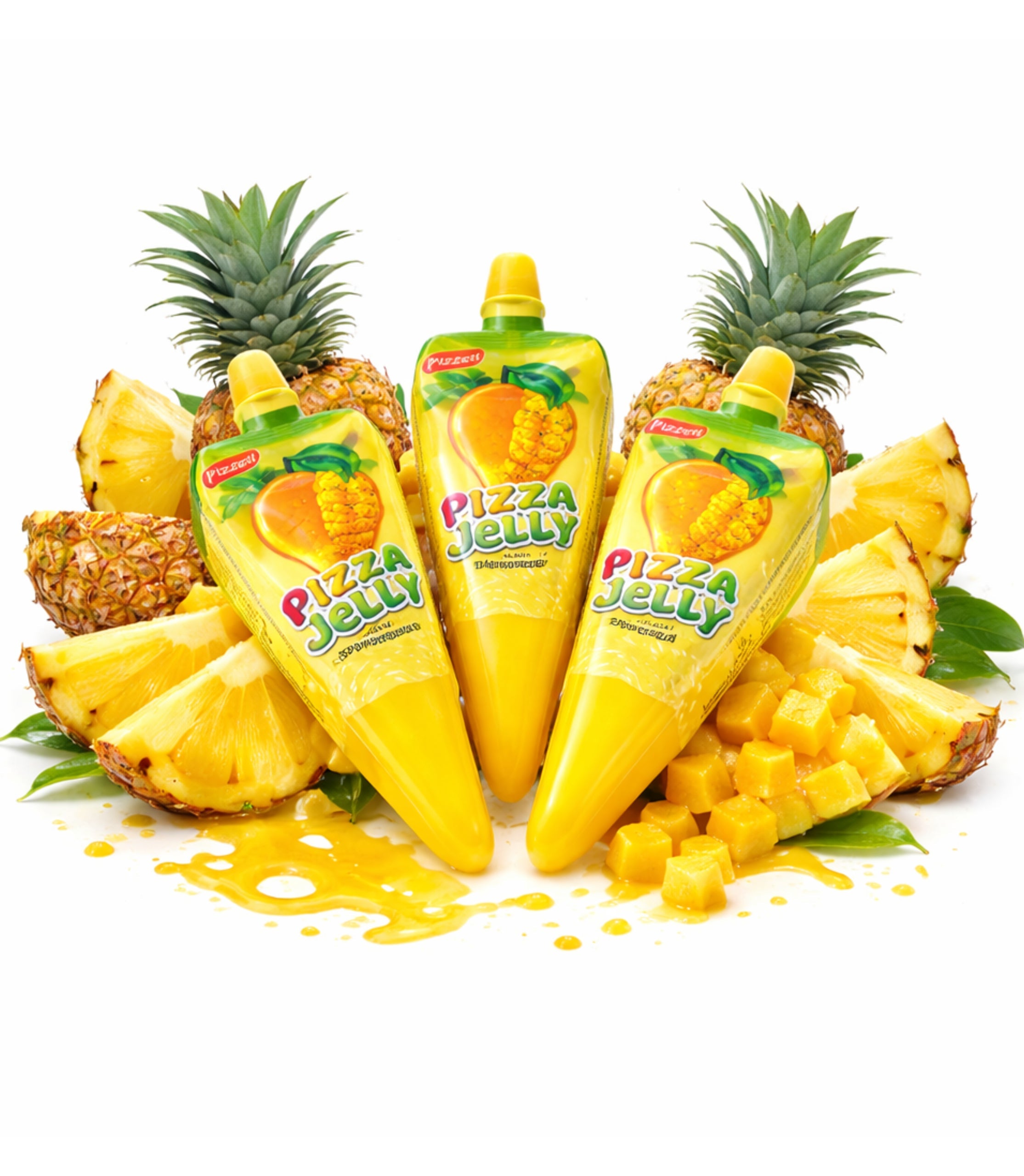 Jeleu Pizza Ananas 35Gr