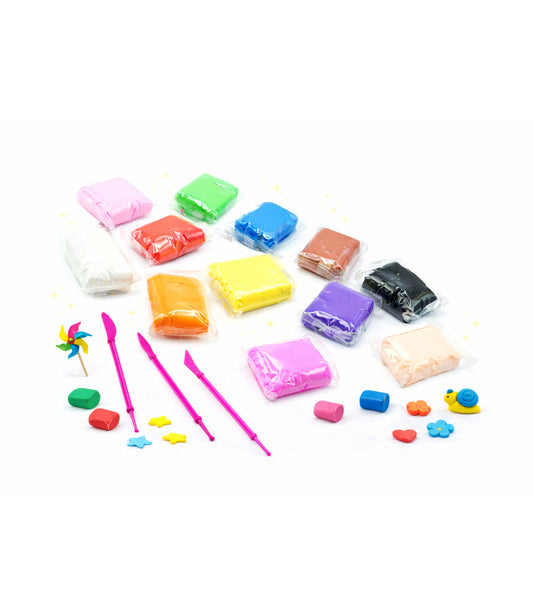 Plastilina colorata pernute "110GR" (12 buc/set) En-gross