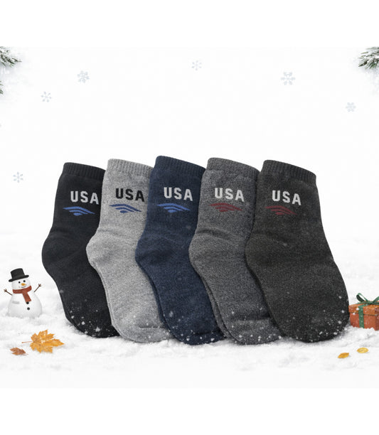 Sosete Barbati Lungi Flausate (20 Buc/Set) En-gross