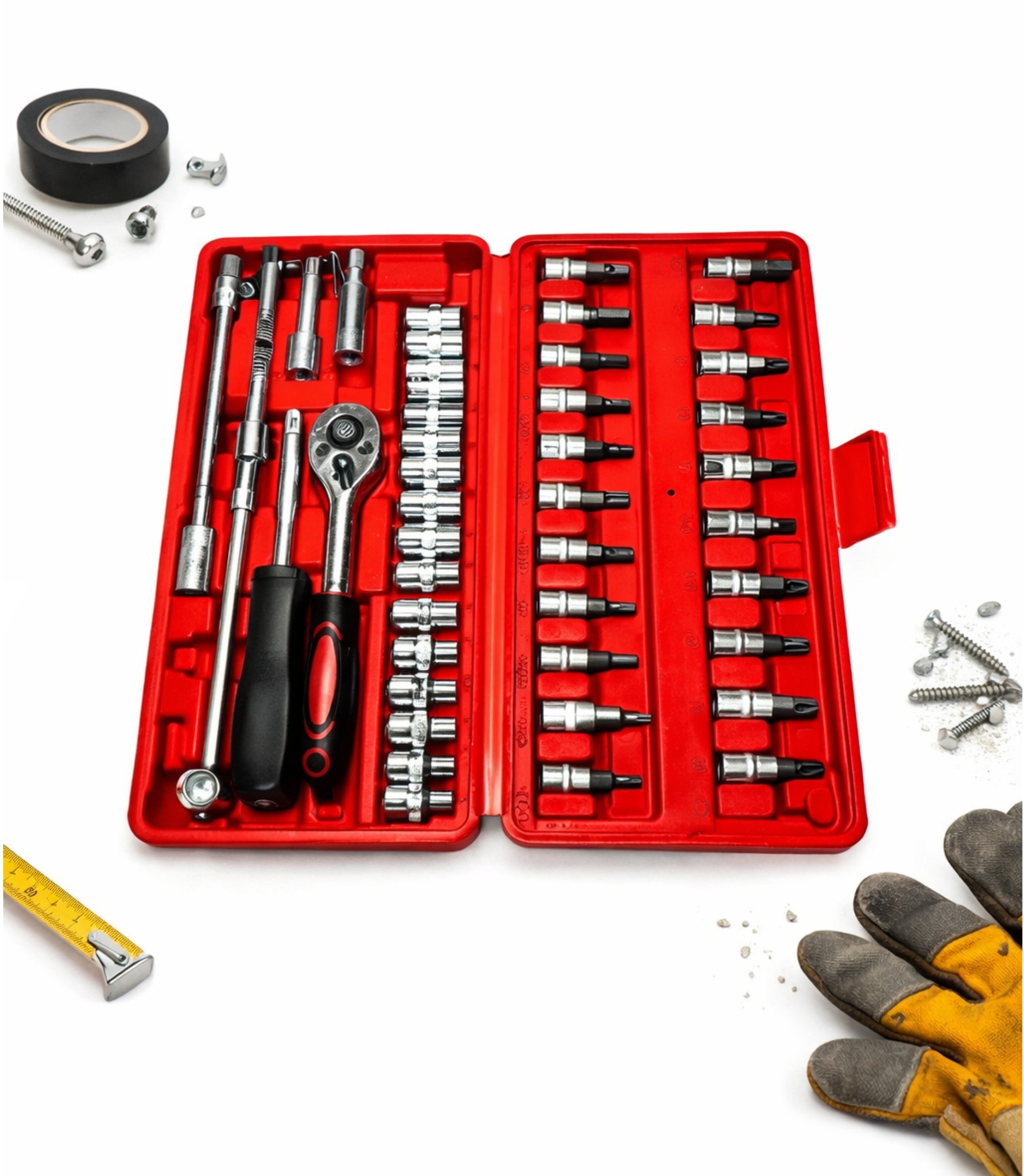 Set Chei Tubulare 46 Piese