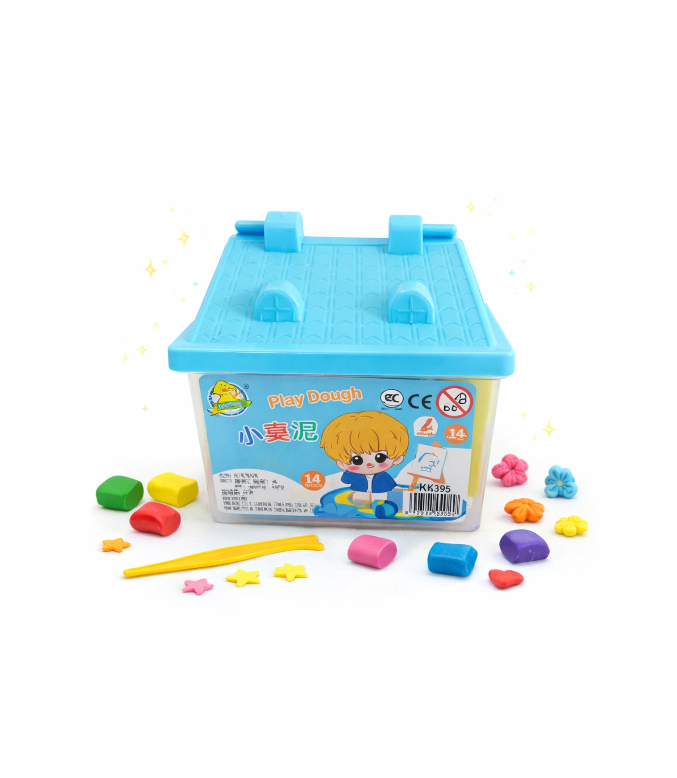 Plastilina Colorata Casuta Mare 14 culori