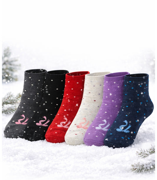 Sosete Dama Lungi Flausate (20 Buc/Set) En-gross